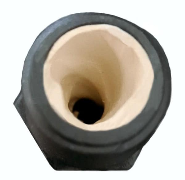 Wasserwirbler nach Schauberger für Osmoseanlagen, Ansicht von oben, zeigt die innere Struktur des Wirblers-